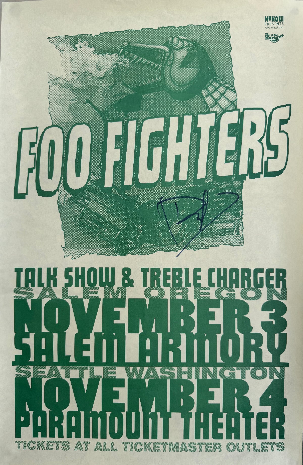 Oregon & Washington Show Poster November 1997