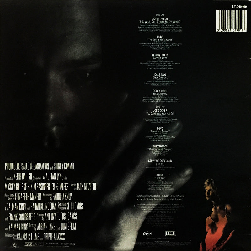 9 1/2 Weeks Original Motion Picture Soundtrack
