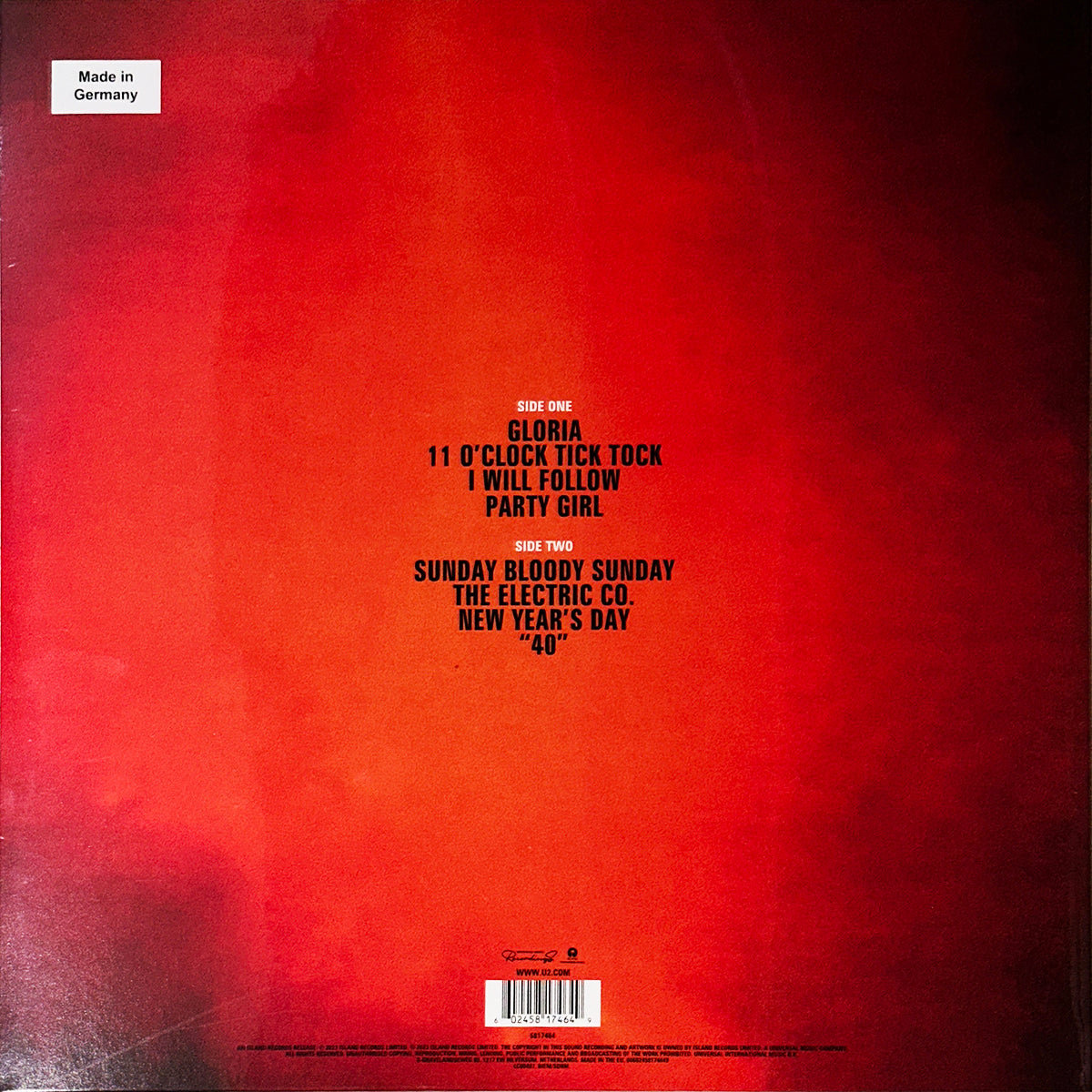 Live "Under A Blood Red Sky"