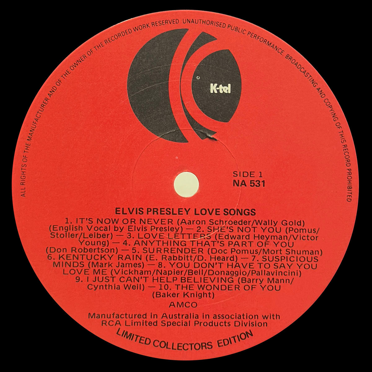 Elvis Love Songs