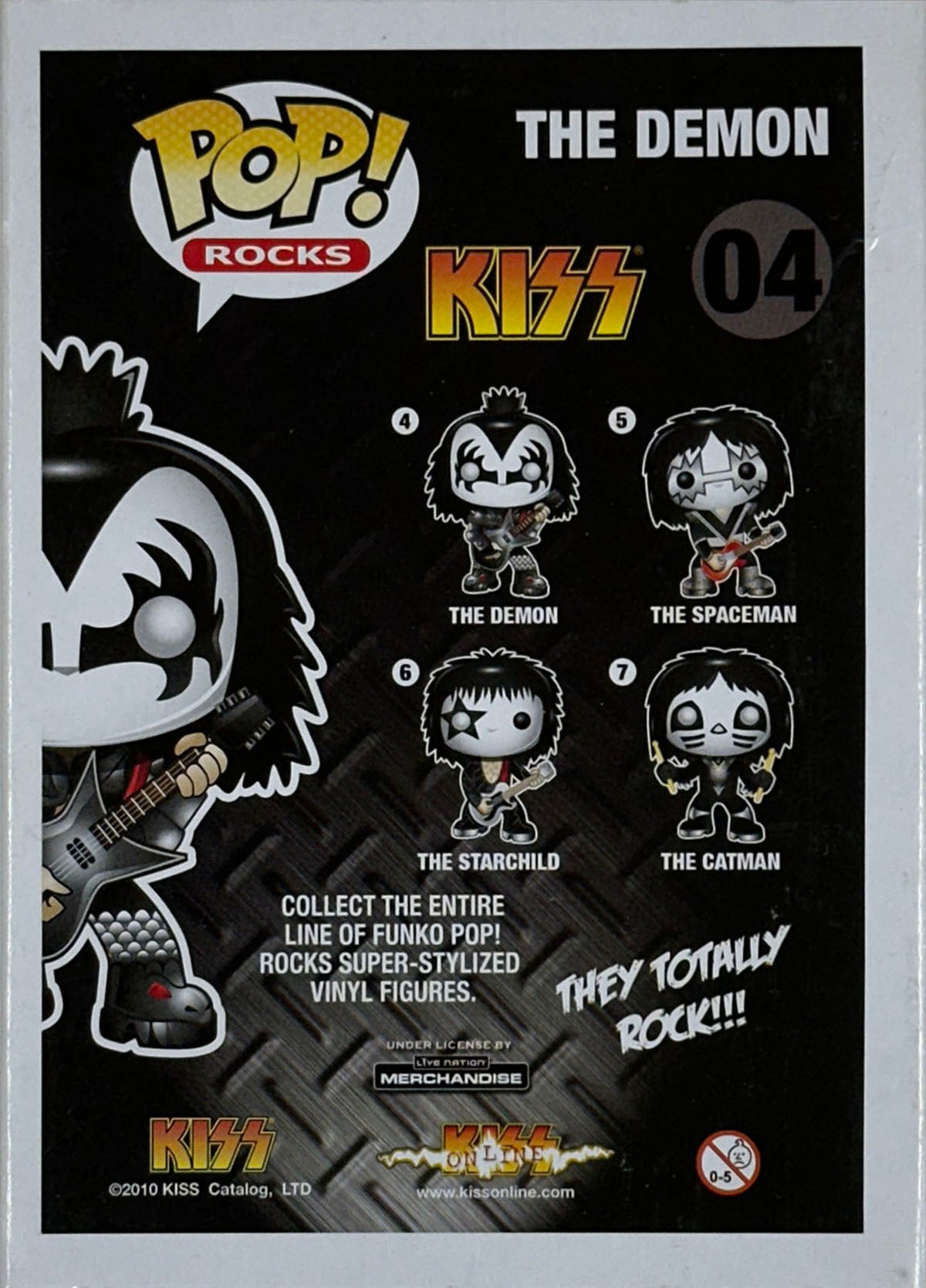 Pop Rocks #04 Gene Simmons 'The Demon' Vinyl Figure