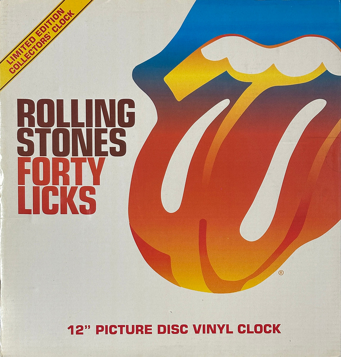 Rolling Stones Forty Licks Clock