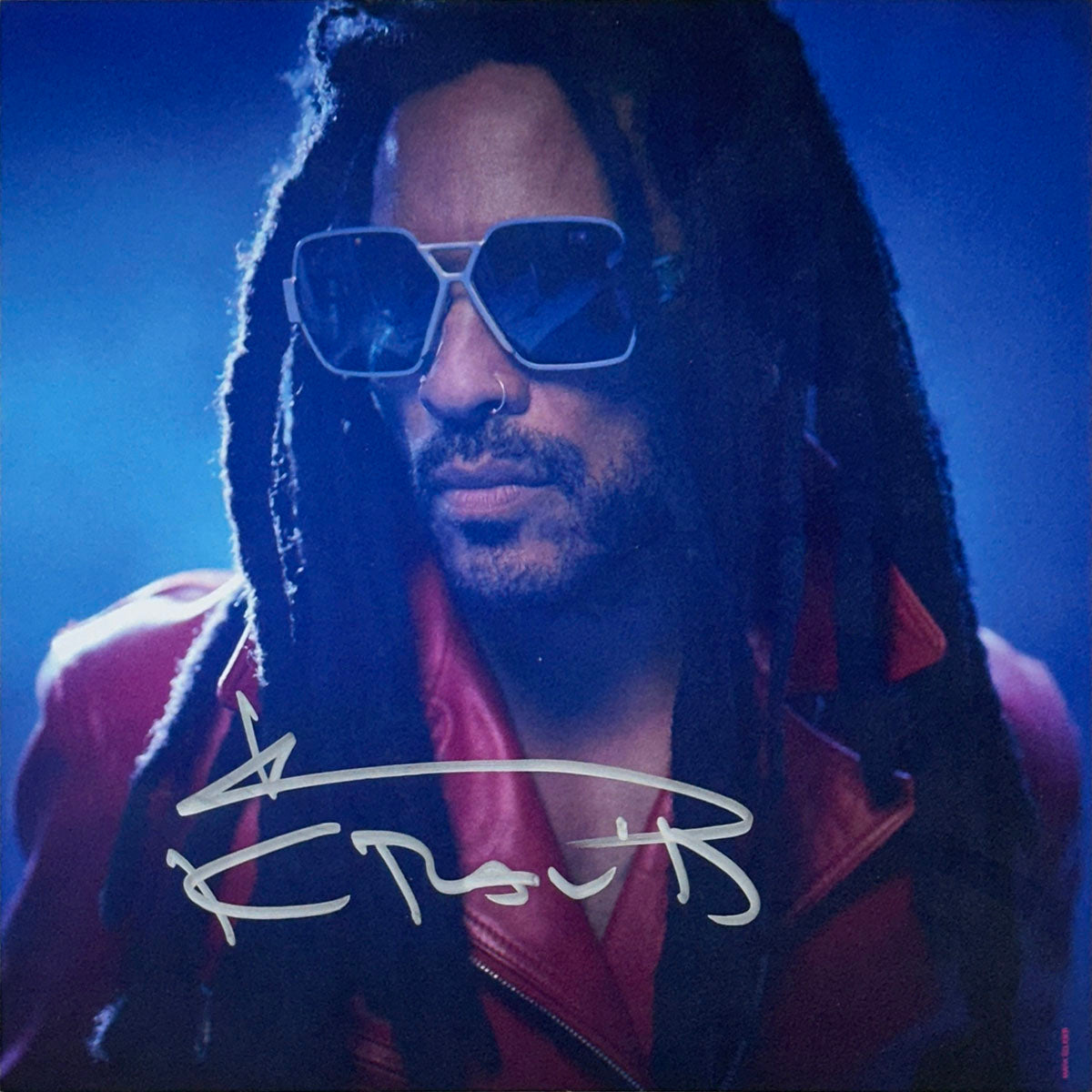Signed Lenny Kravitz 12 Inch Print (Silver Marker)
