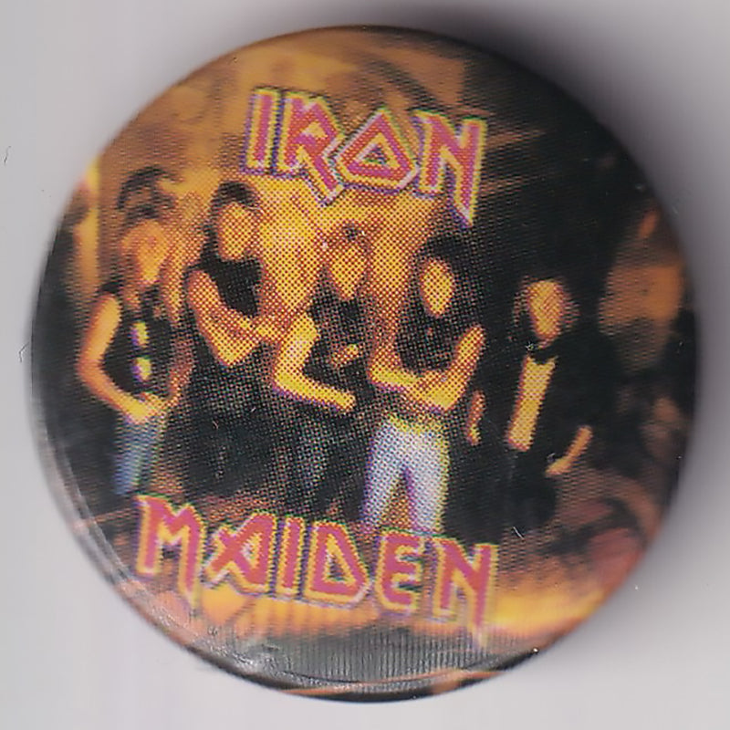 Iron Maiden Band Shot Badge