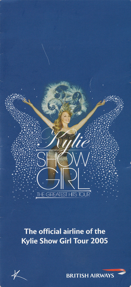 Kylie Showgirl 2005 Tour Program (With Ticket)