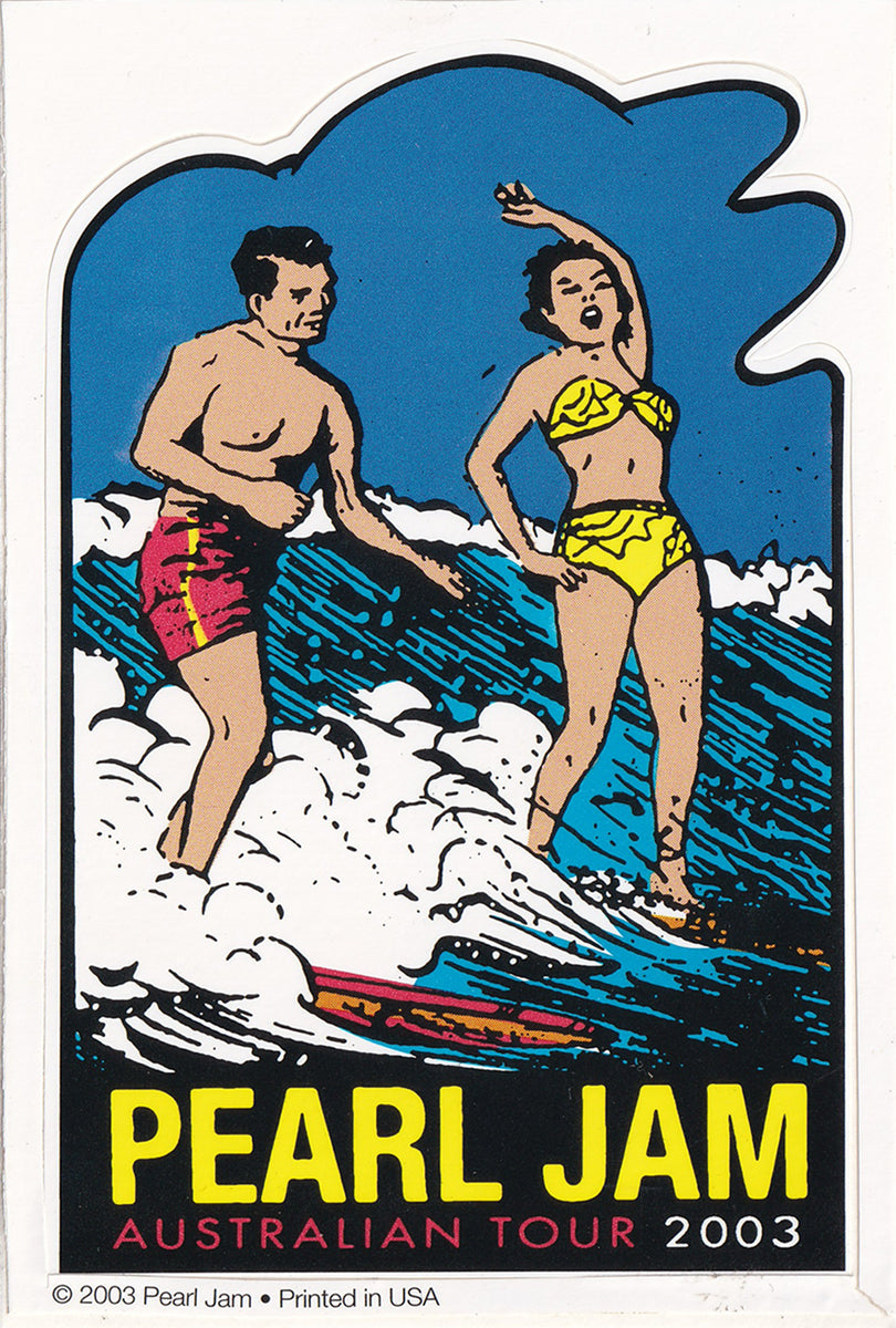 Riot Act 2003 Australian Tour Sticker
