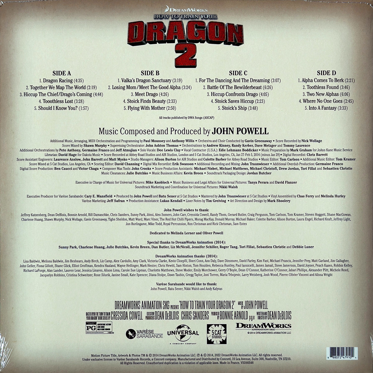 How To Train Your Dragon 2 (Music From The Motion Picture)