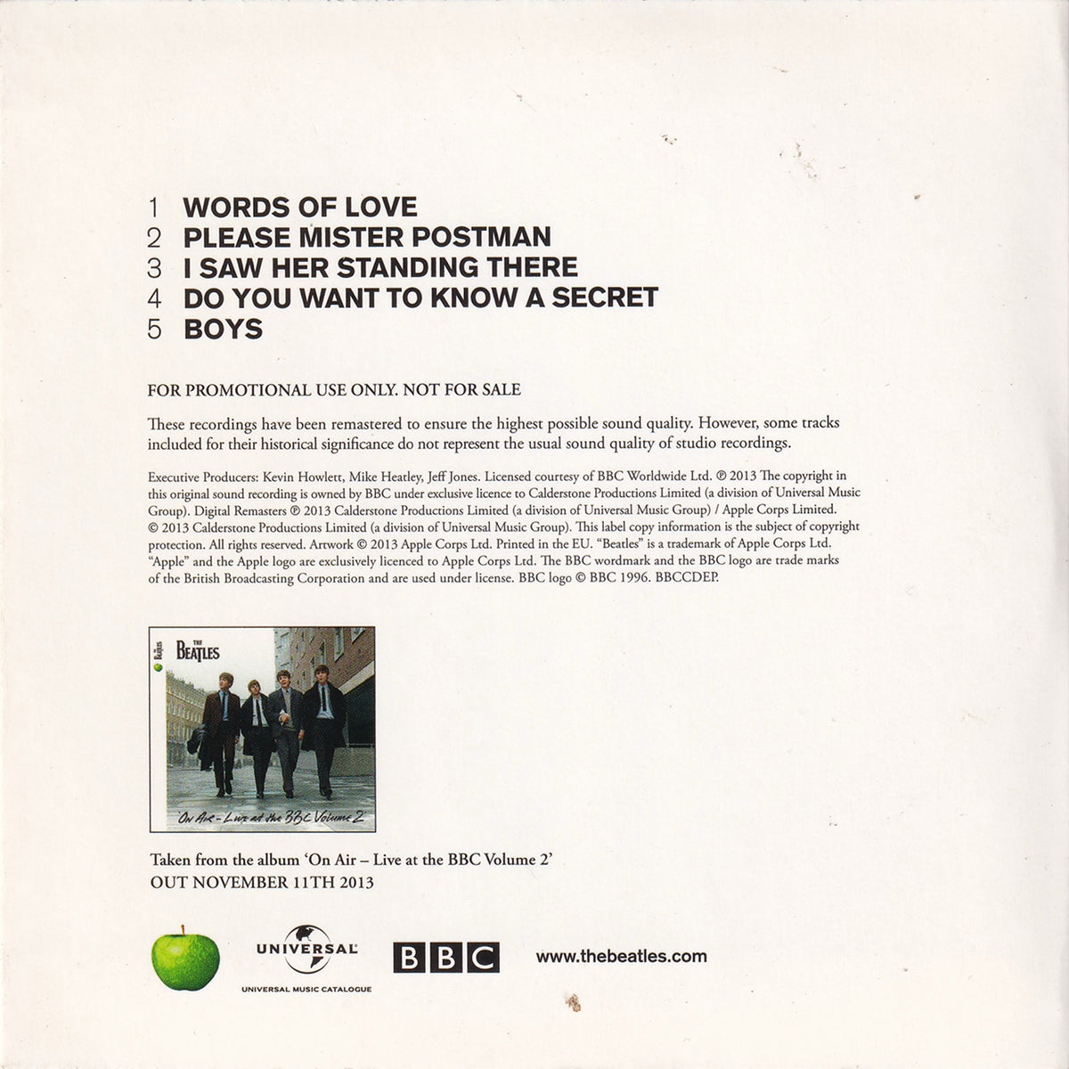 On Air - Live At The BBC Volume 2