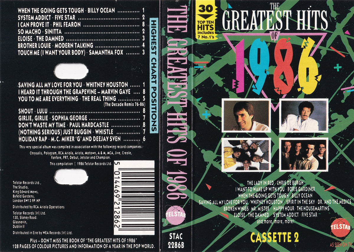 The Greatest Hits Of 1986