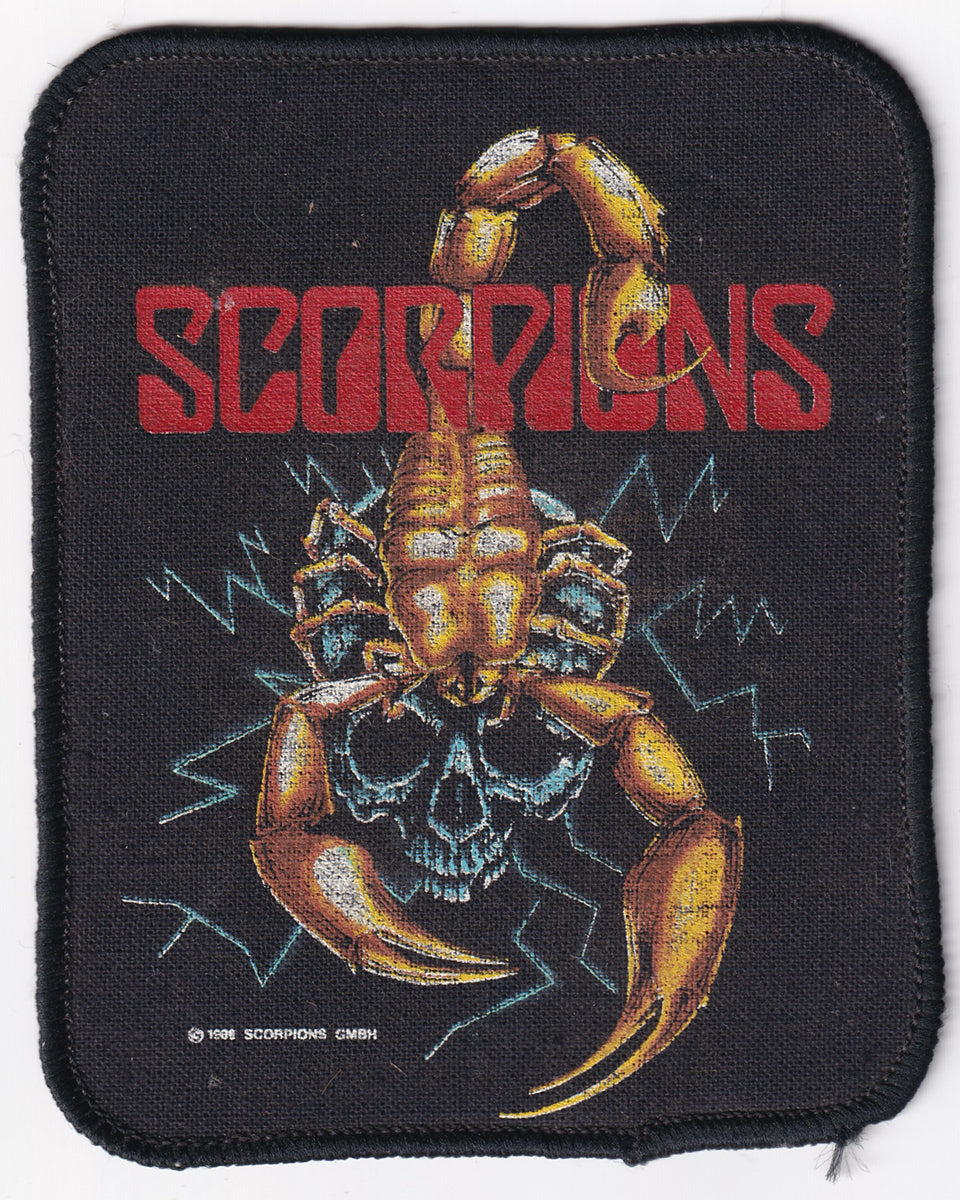 Scorpion On Skull Patch