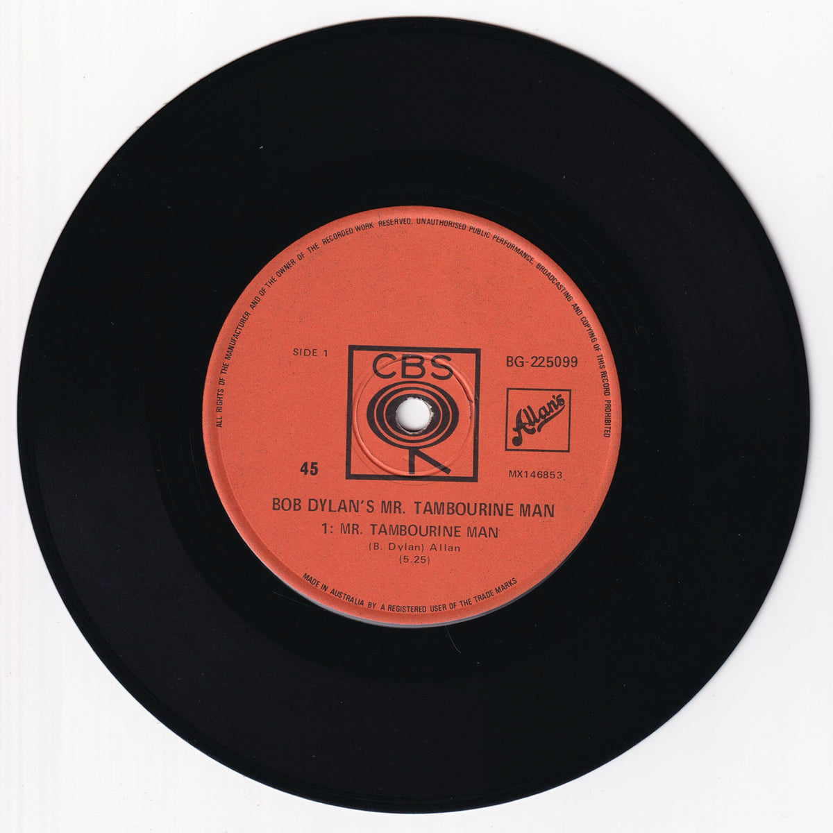 Bob Dylan's Mr. Tambourine Man