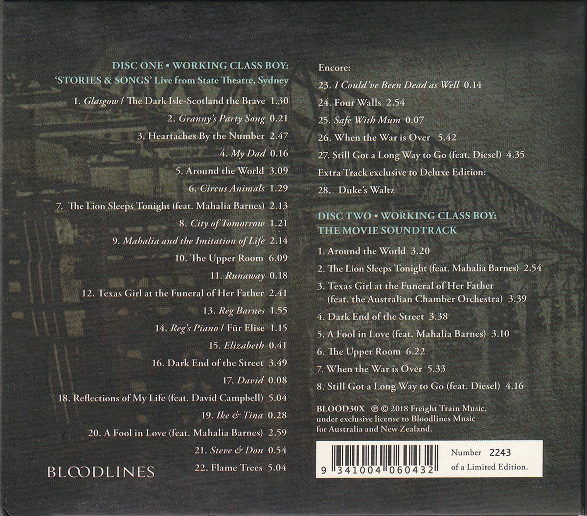Working Class Boy (The Soundtracks - 2CD Deluxe Edition)