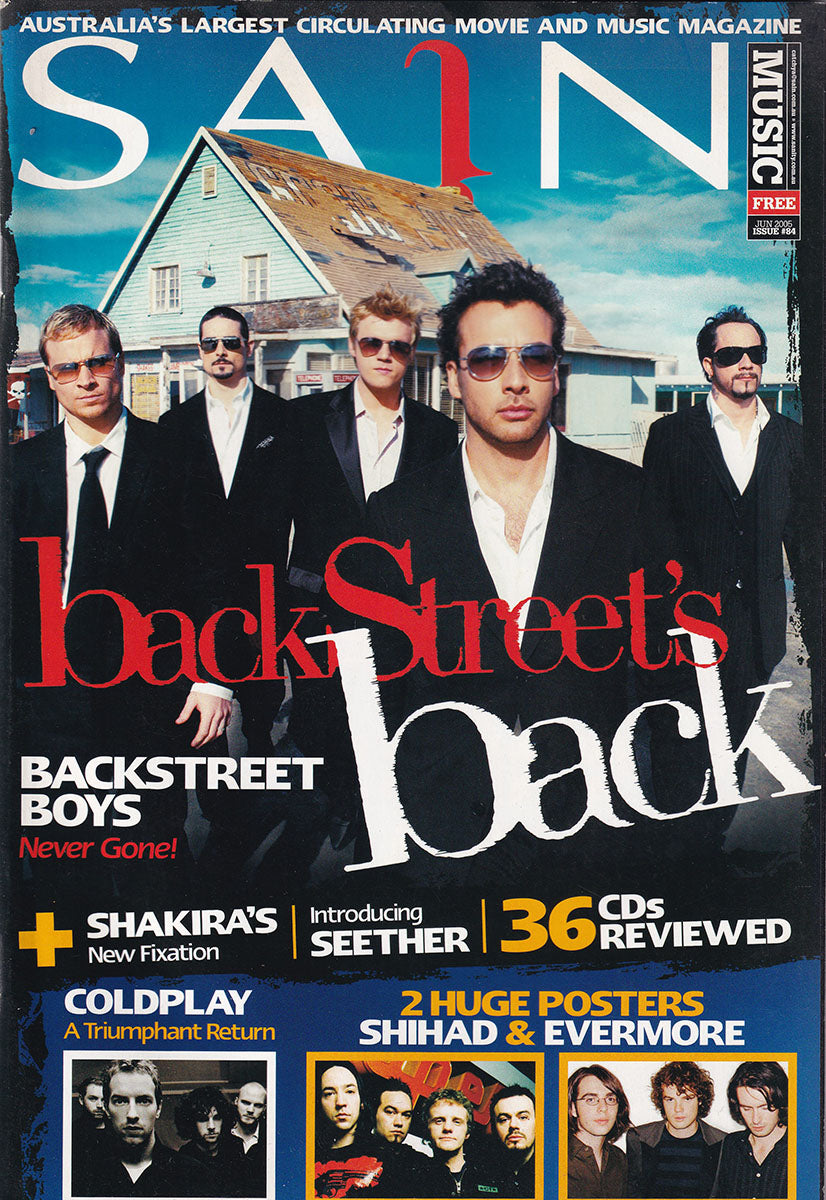SAIN - June 2005 - Issue #84 - Backstreet Boys / Finding Neverland
