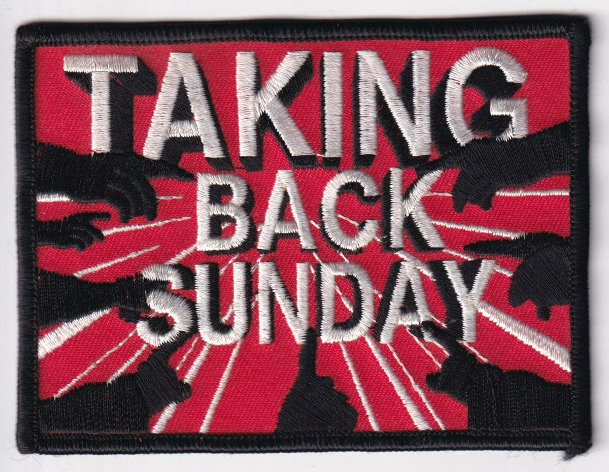 Taking Back Sunday Logo Embroidered Patch