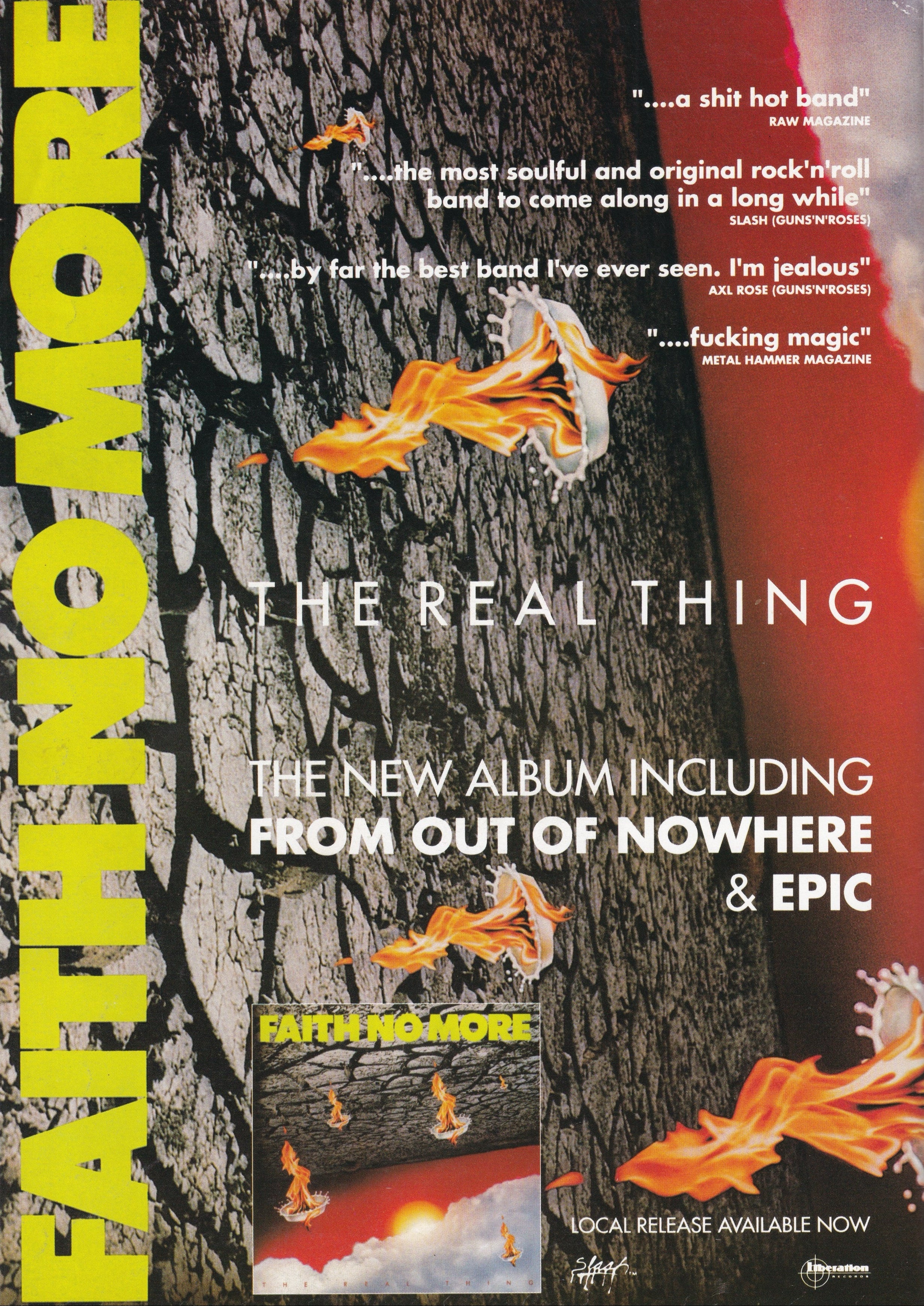 Hot Metal - July 1990 - Issue #17 - Lita Ford On Cover - Includes Sticker Sheet