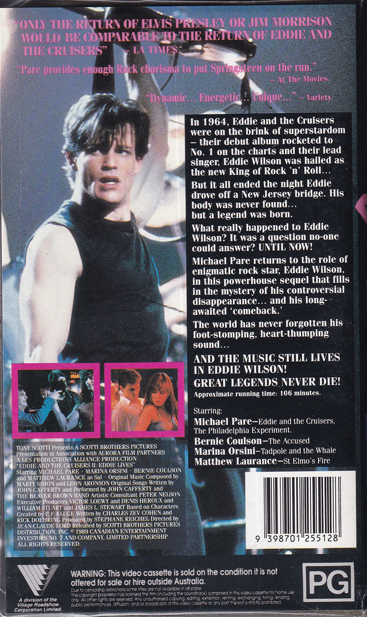 Eddie And The Cruisers II: Eddie Lives!