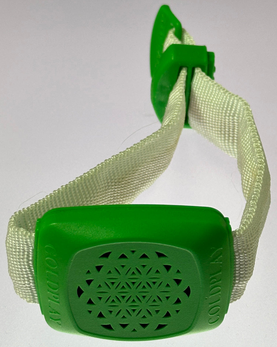 Green And White Xyloband
