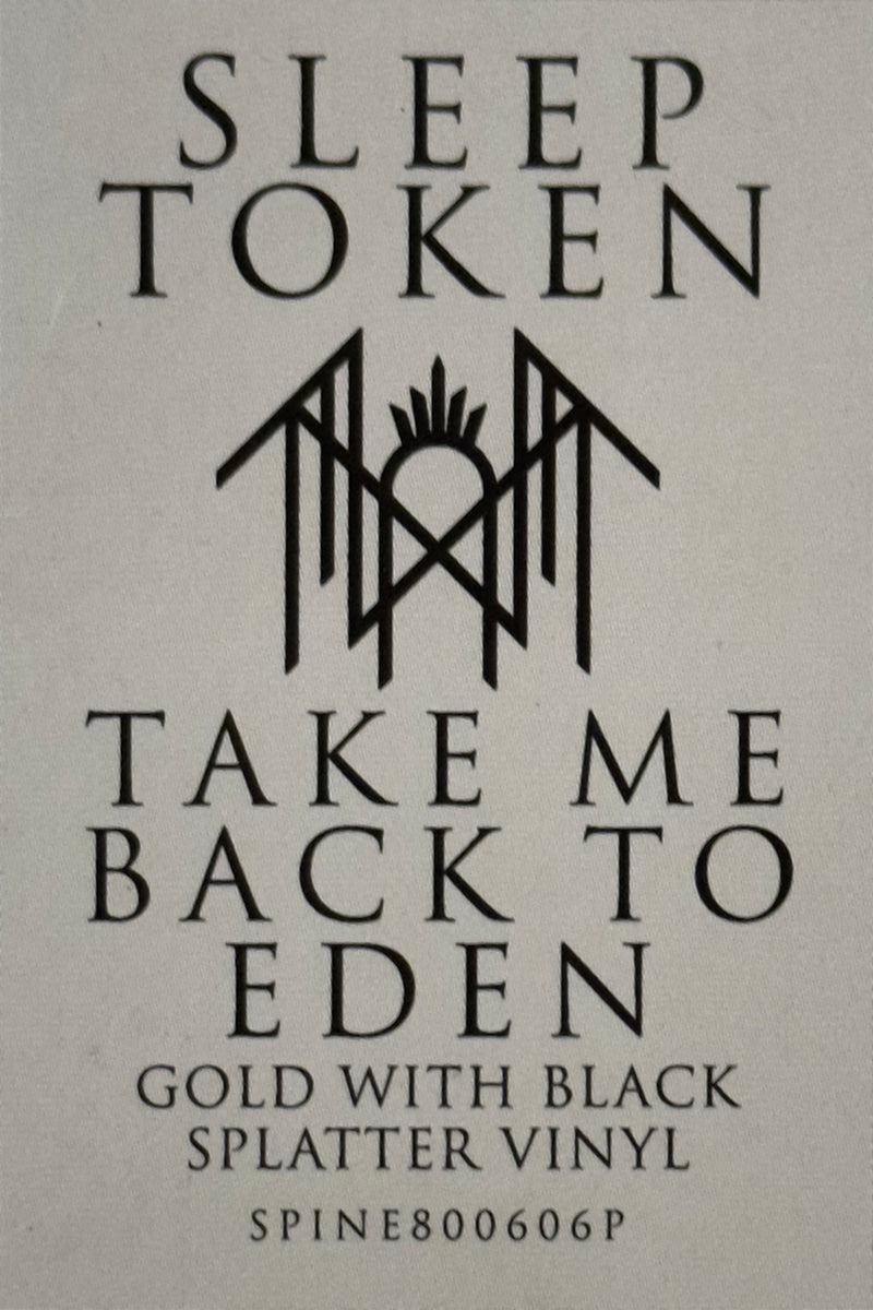 Take Me Back To Eden (Gold With Black Splatter)