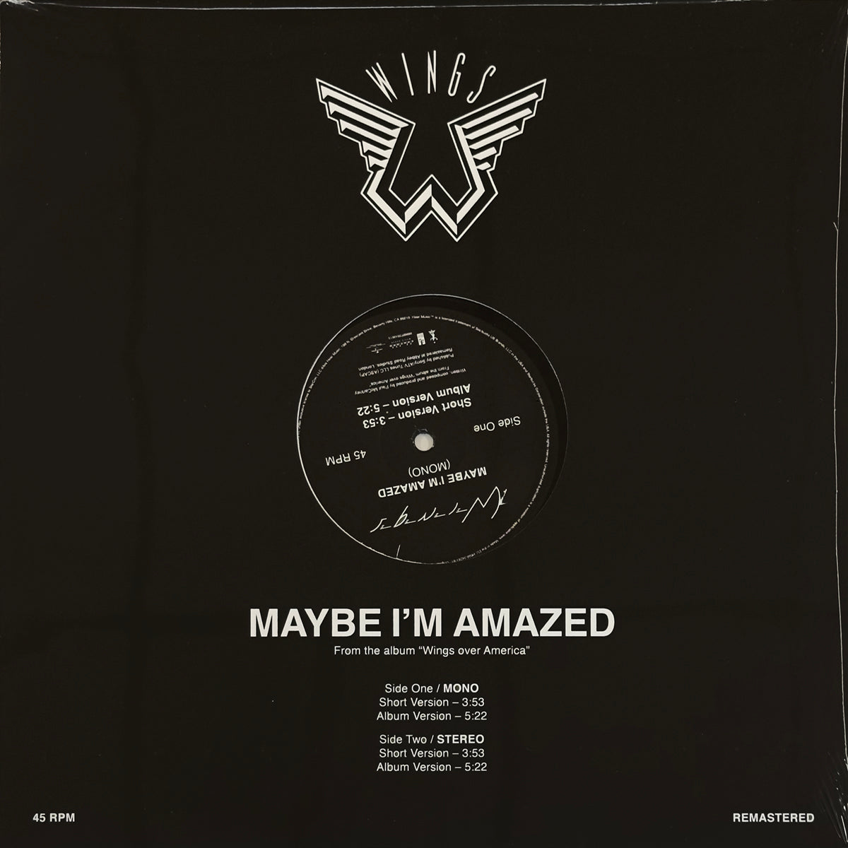 Maybe I'm Amazed