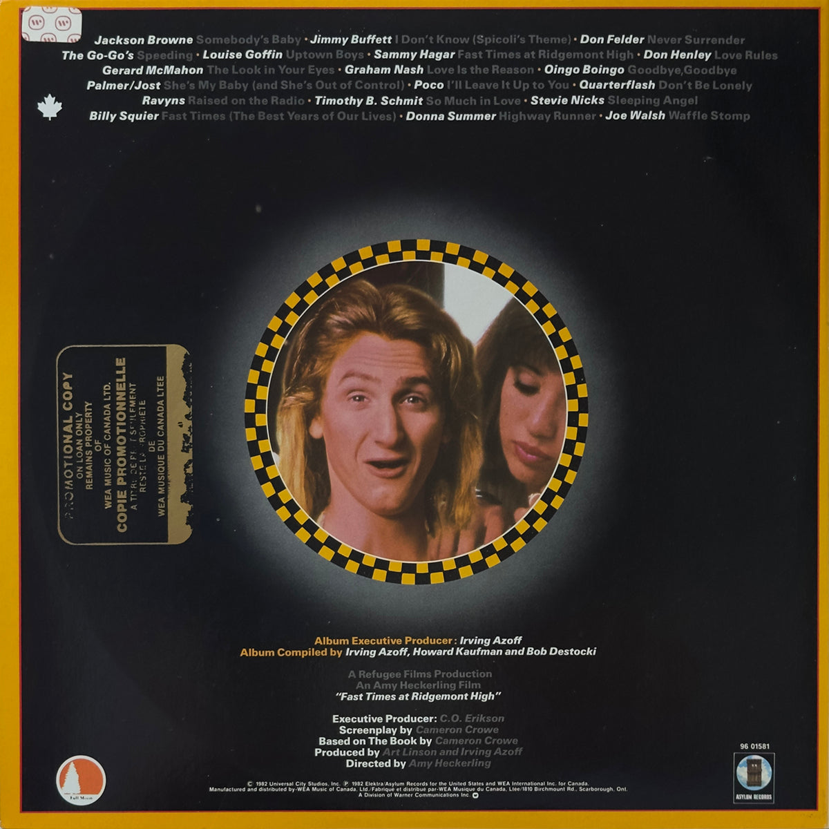 Fast Times At Ridgemont High (Music From The Motion Picture)