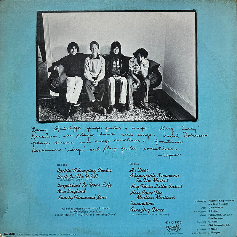 Jonathan Richman & The Modern Lovers