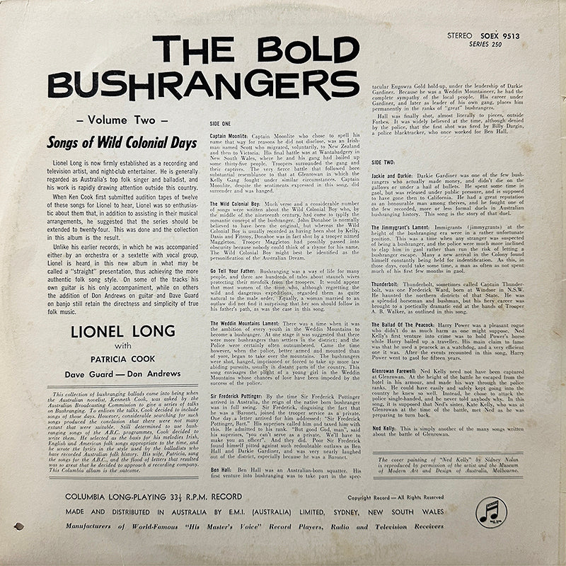 The Bold Bushrangers Vol 2.