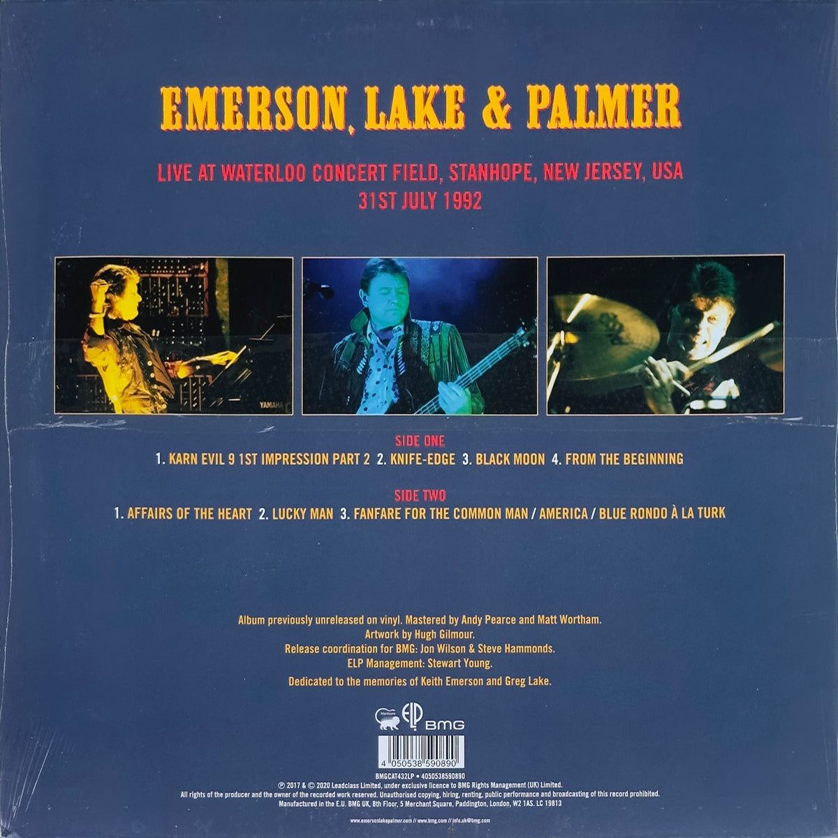 Live At Waterloo Concert Field Stanhope NJ USA 31st July 1992