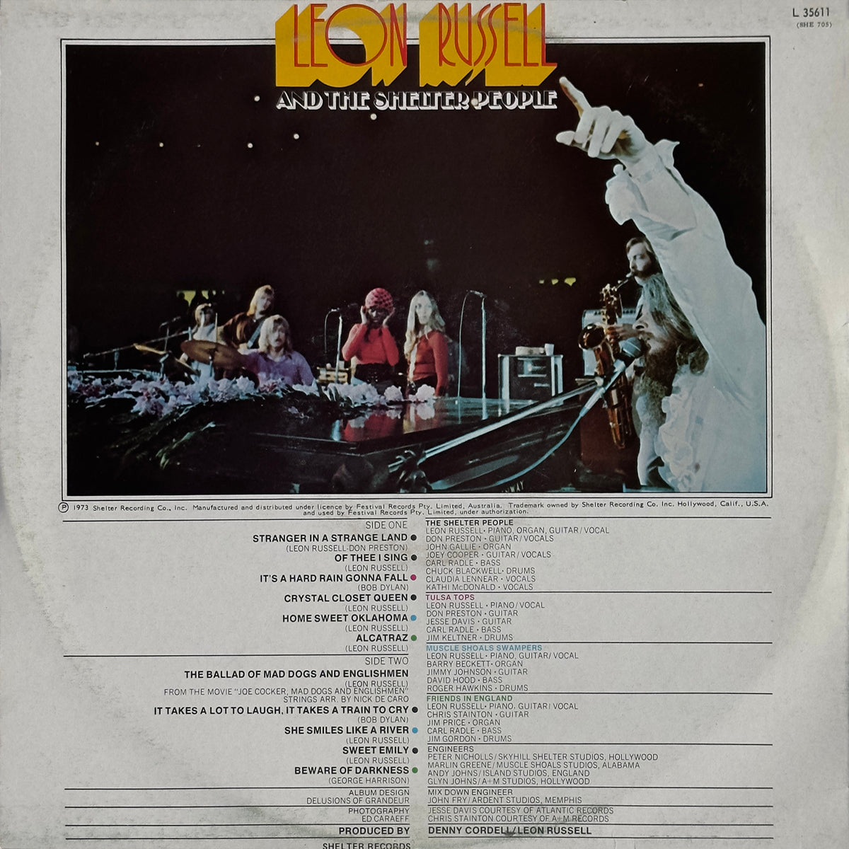 Leon Russell And The Shelter People