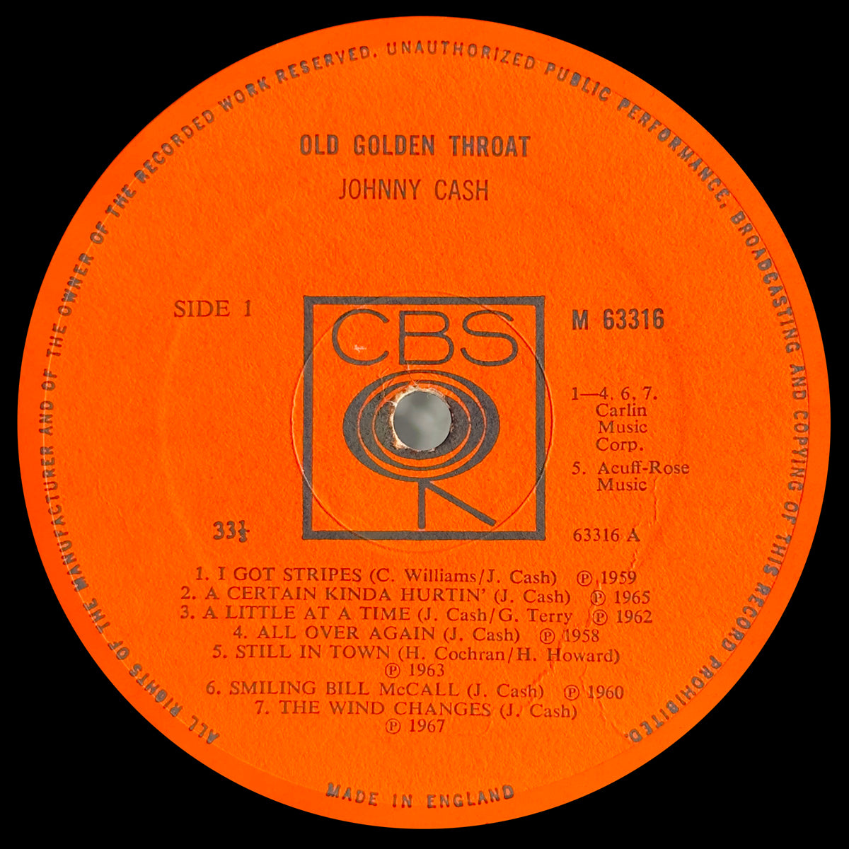 Old Golden Throat