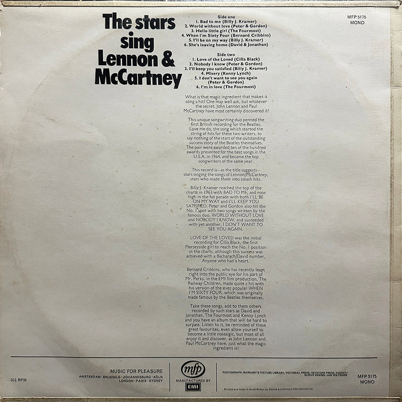 The Stars Sing Lennon & McCartney