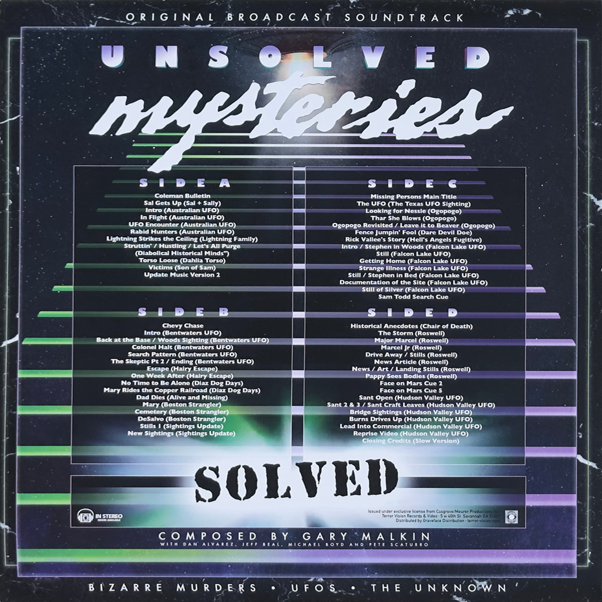Unsolved Mysteries: Bizarre Murders / UFOS / The Unknown