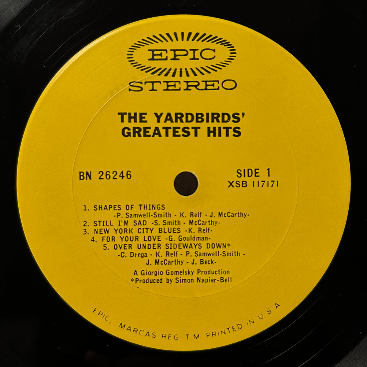 The Yardbirds' Greatest Hits