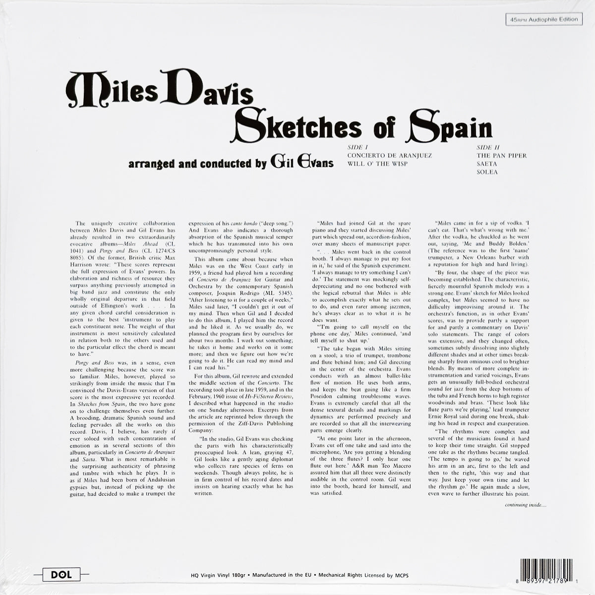 Sketches Of Spain