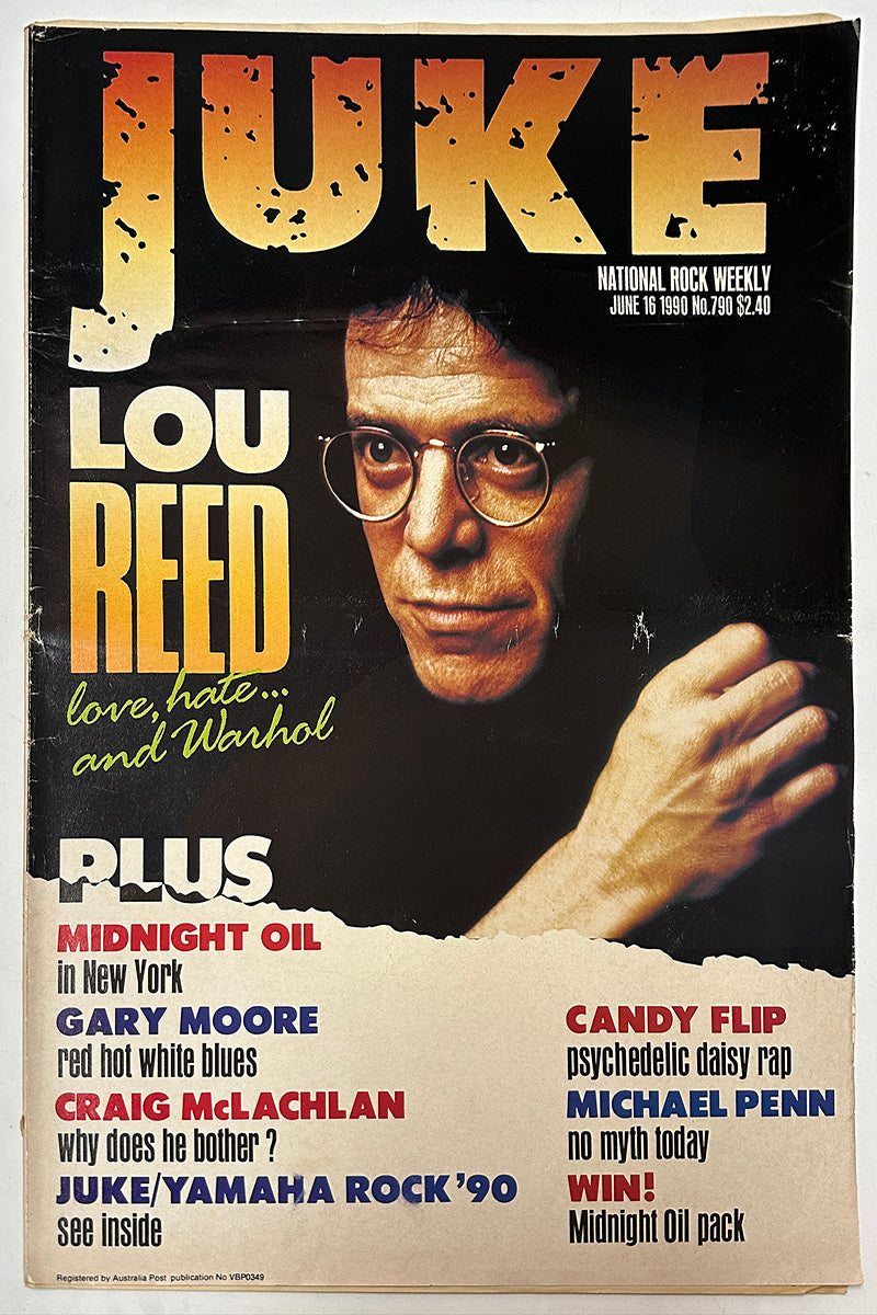 Juke - 16th June 1990 - Issue #790 - Lou Reed On Cover