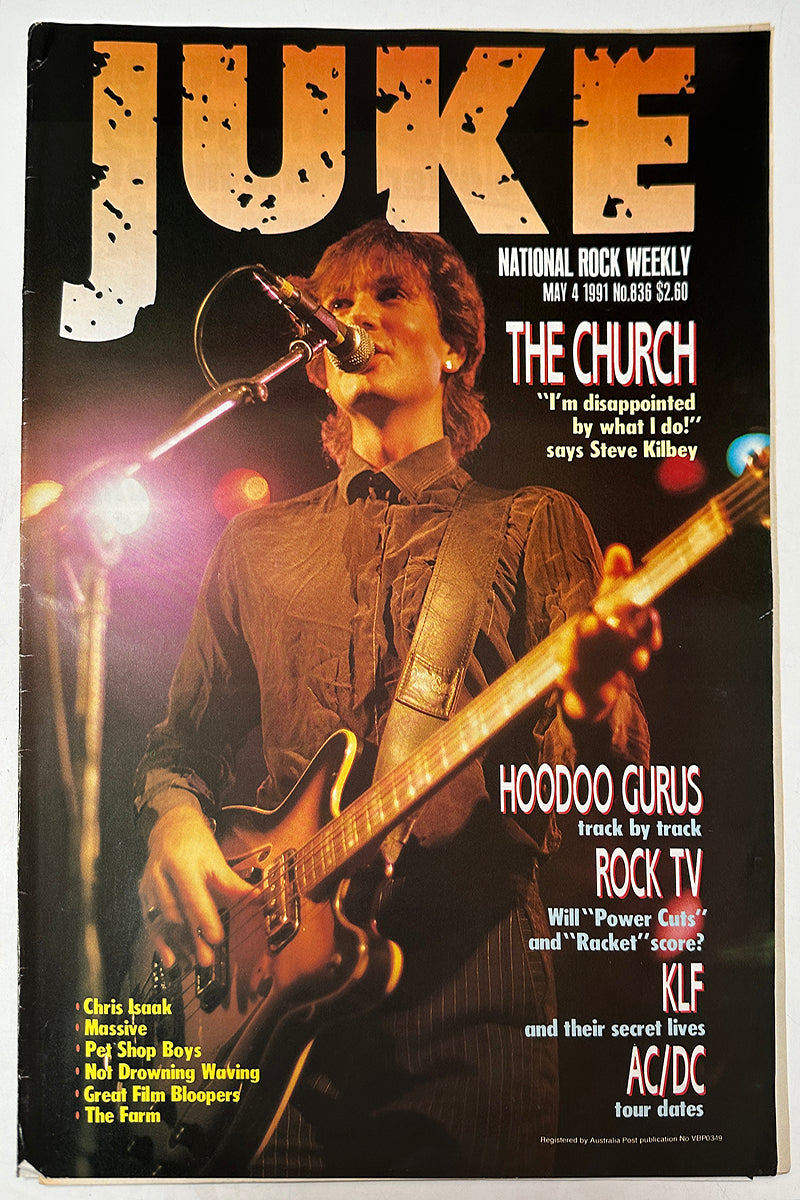 Juke - 4th May 1991 - Issue #836 - Steve Kilbey On Cover