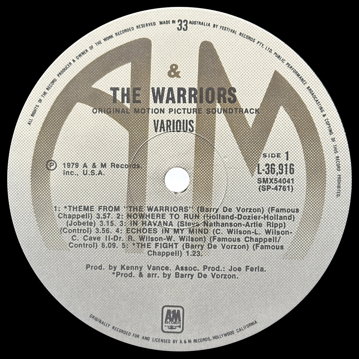 The Warriors (The Original Motion Picture Soundtrack)