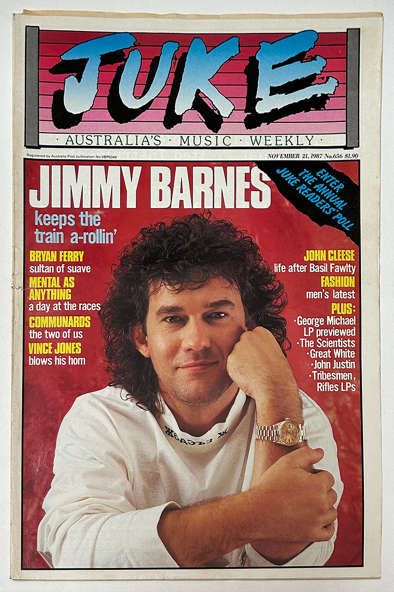 Juke - 21st November 1987 - Issue #656 - Jimmy Barnes On Cover