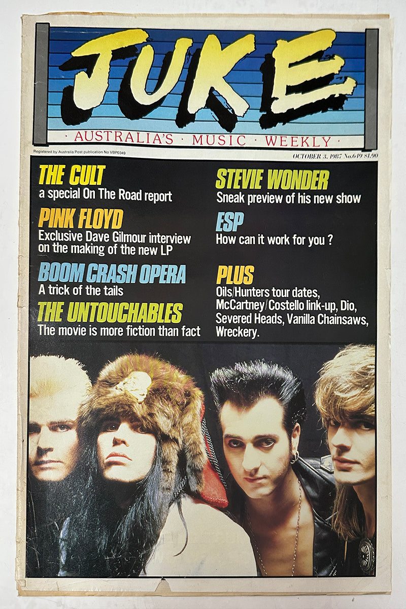 Juke - 3rd October 1987 - Issue #649 - The Cult On Cover