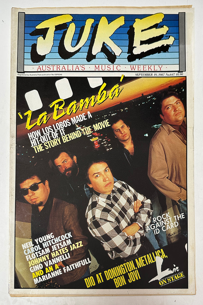Juke - 19th September 1987 - Issue #647 - Los Lobos On Cover