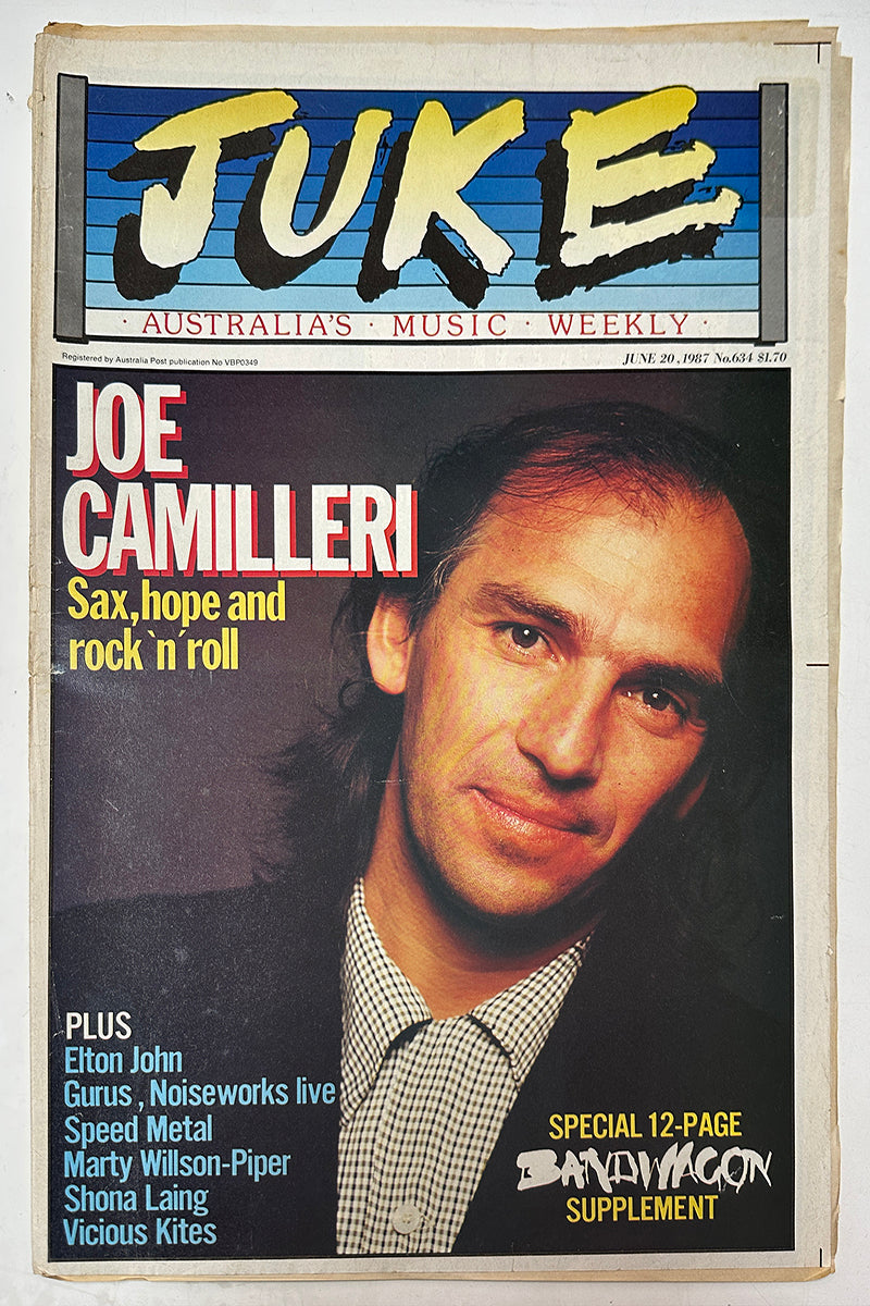 Juke - 20th June 1987 - Issue #634 - Joe Camilleri On Cover