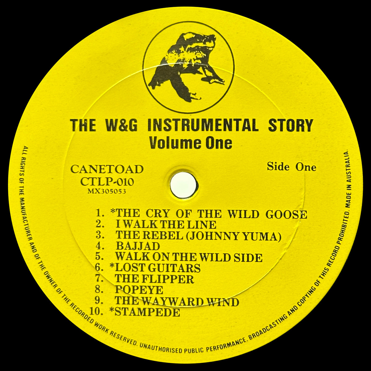 The W & G Instrumental Story Volume One
