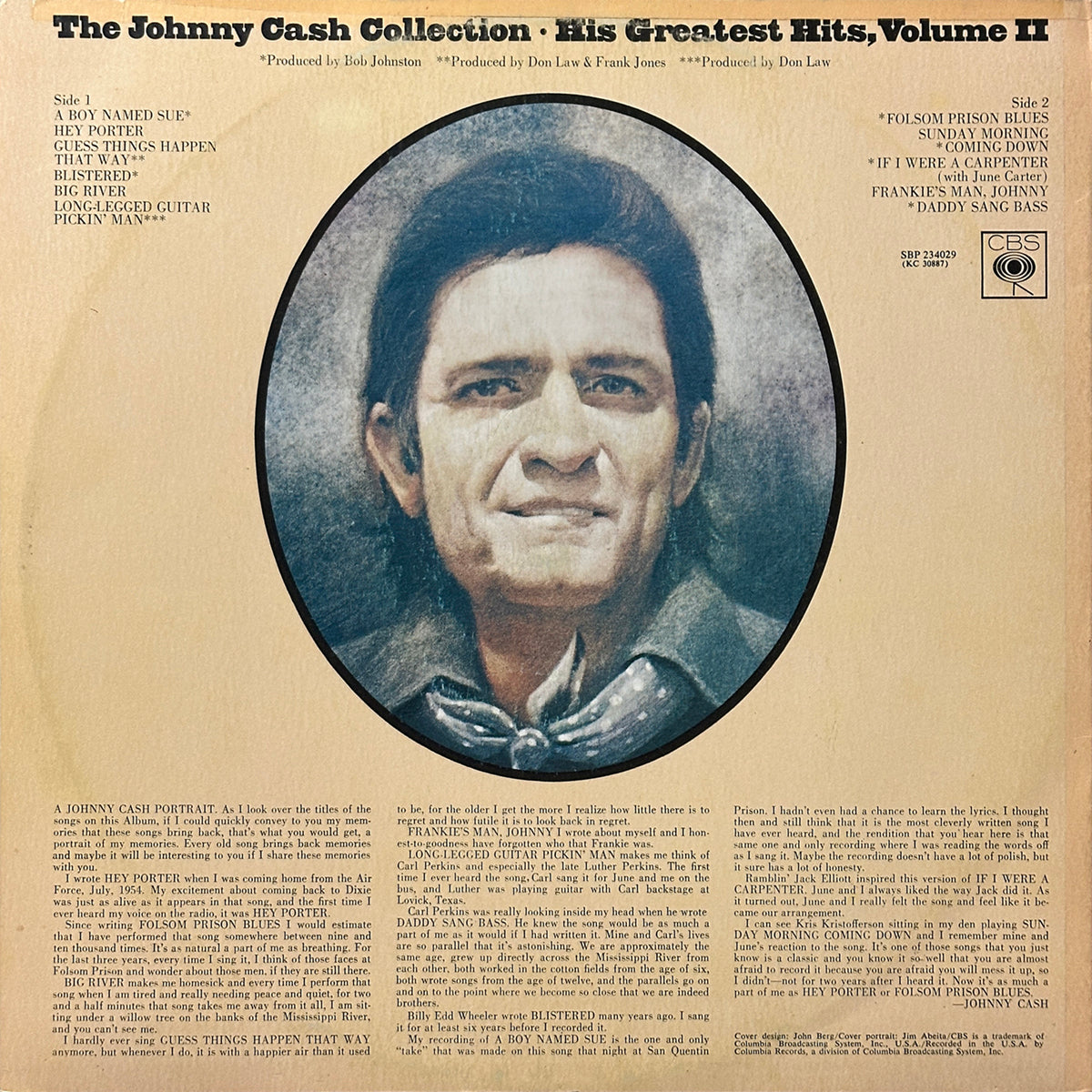The Johnny Cash Collection • His Greatest Hits, Volume II
