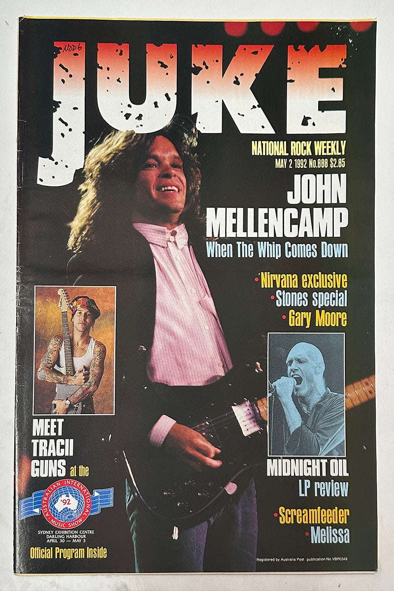 Juke - 2nd May 1992 - Issue #888 - John Cougar Mellencamp On Cover