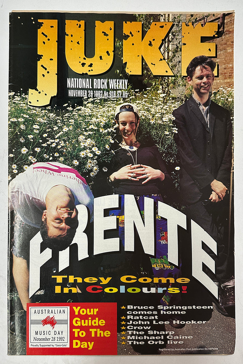 Juke - 28th November 1992 - Issue #918 - Frente On Cover