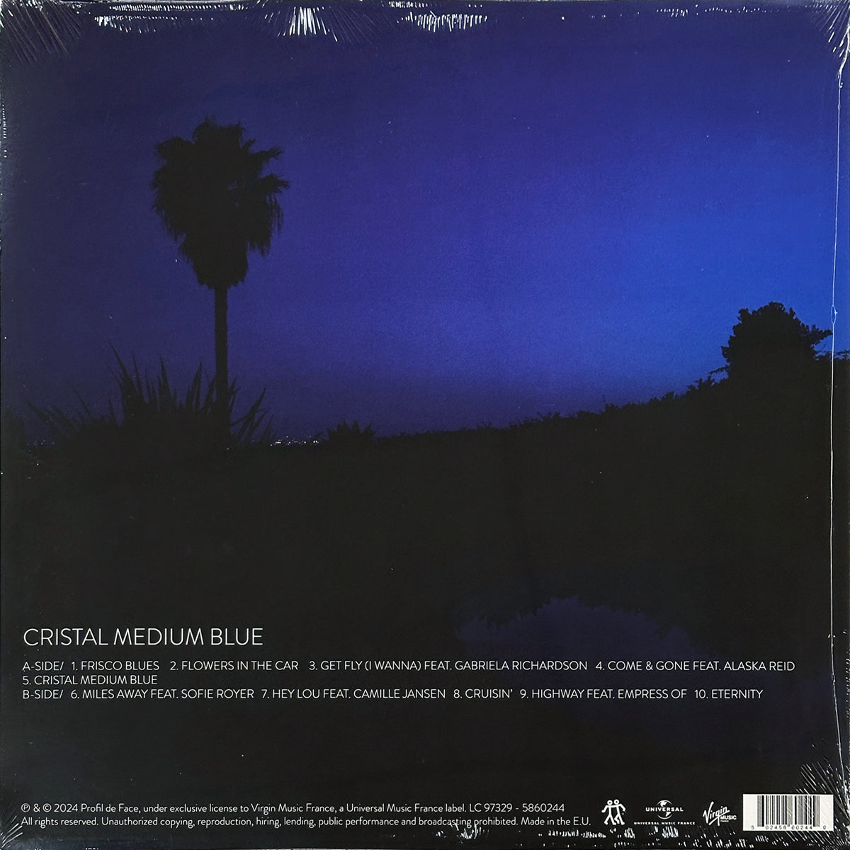Cristal Medium Blue