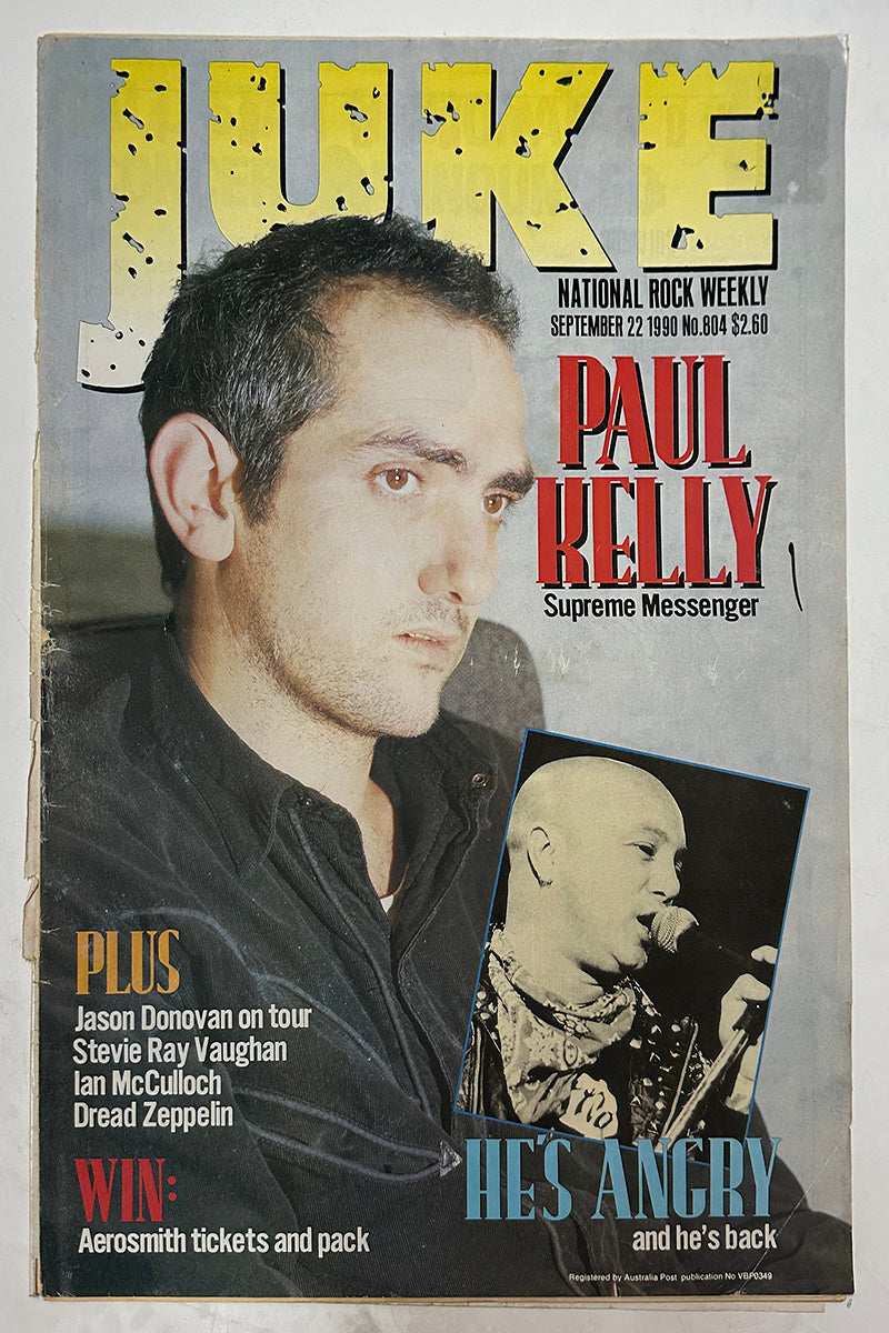 Juke - 22nd September 1990 - Issue #804 - Paul Kelly On Cover