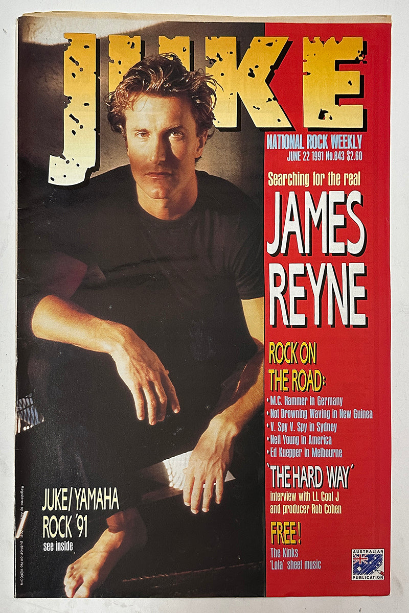 Juke - 22nd June 1991 - Issue #843 - James Reyne On Cover