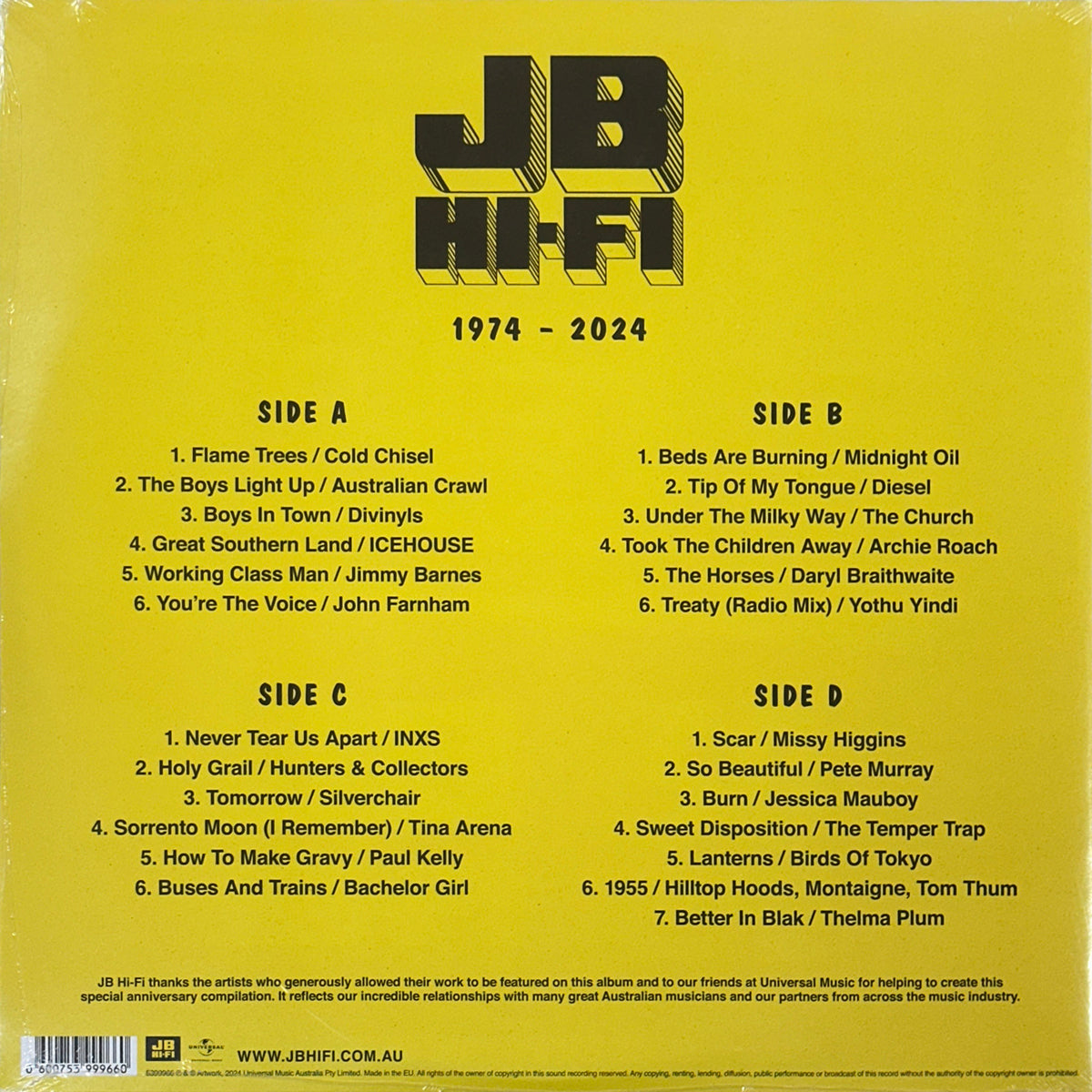 JB Hi-Fi 50 Years 1974 - 2024
