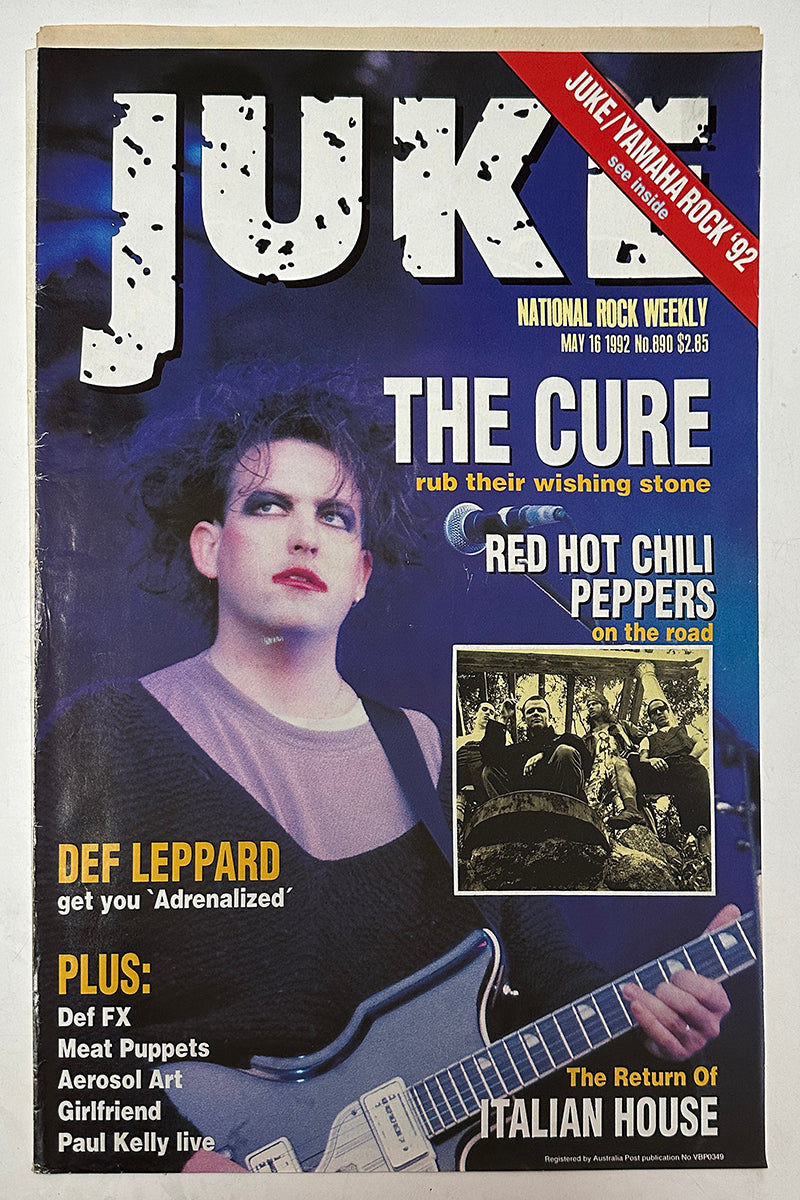 Juke - 16th May 1992 - Issue #890 - Robert Smith On Cover