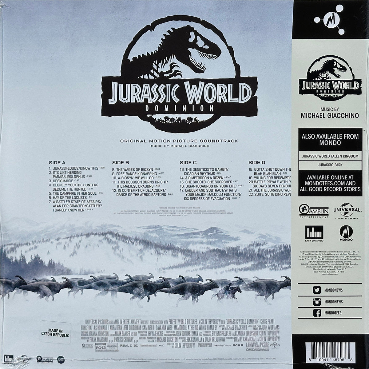 Jurassic World: Dominion (Original Motion Picture Soundtrack)